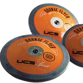 легкоатлетический диск ucs «оранж флаер», 2 kg, ♥ Athletics.su