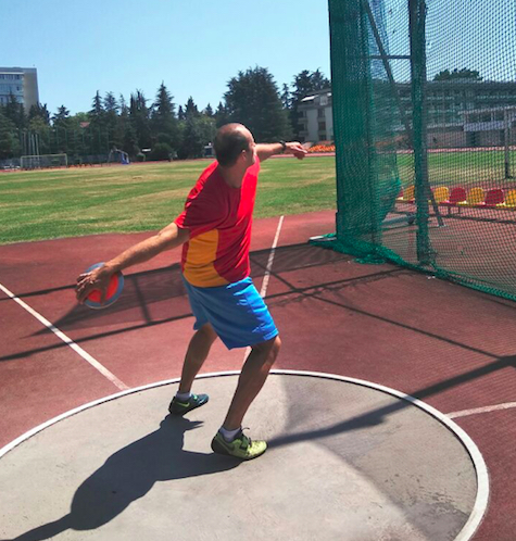 легкоатлетический диск «гипер спин», 1 кг ♥ диск сертифицирован иааф / iaaf / wa Athletics.su