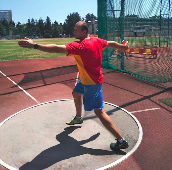 легкоатлетический диск «гипер спин», 1 кг ♥ диск сертифицирован иааф / iaaf / wa Athletics.su